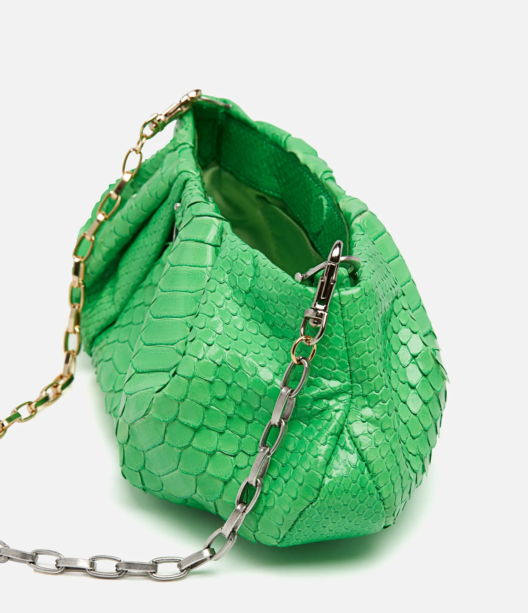 The Neon Python Croissant Bag