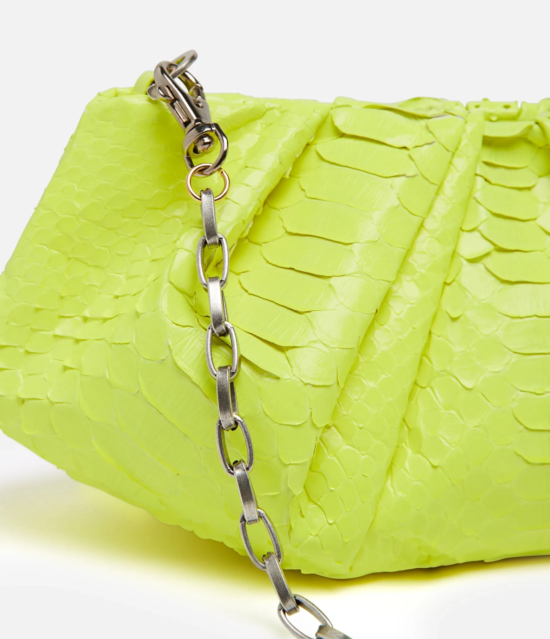 The Neon Python Croissant Bag