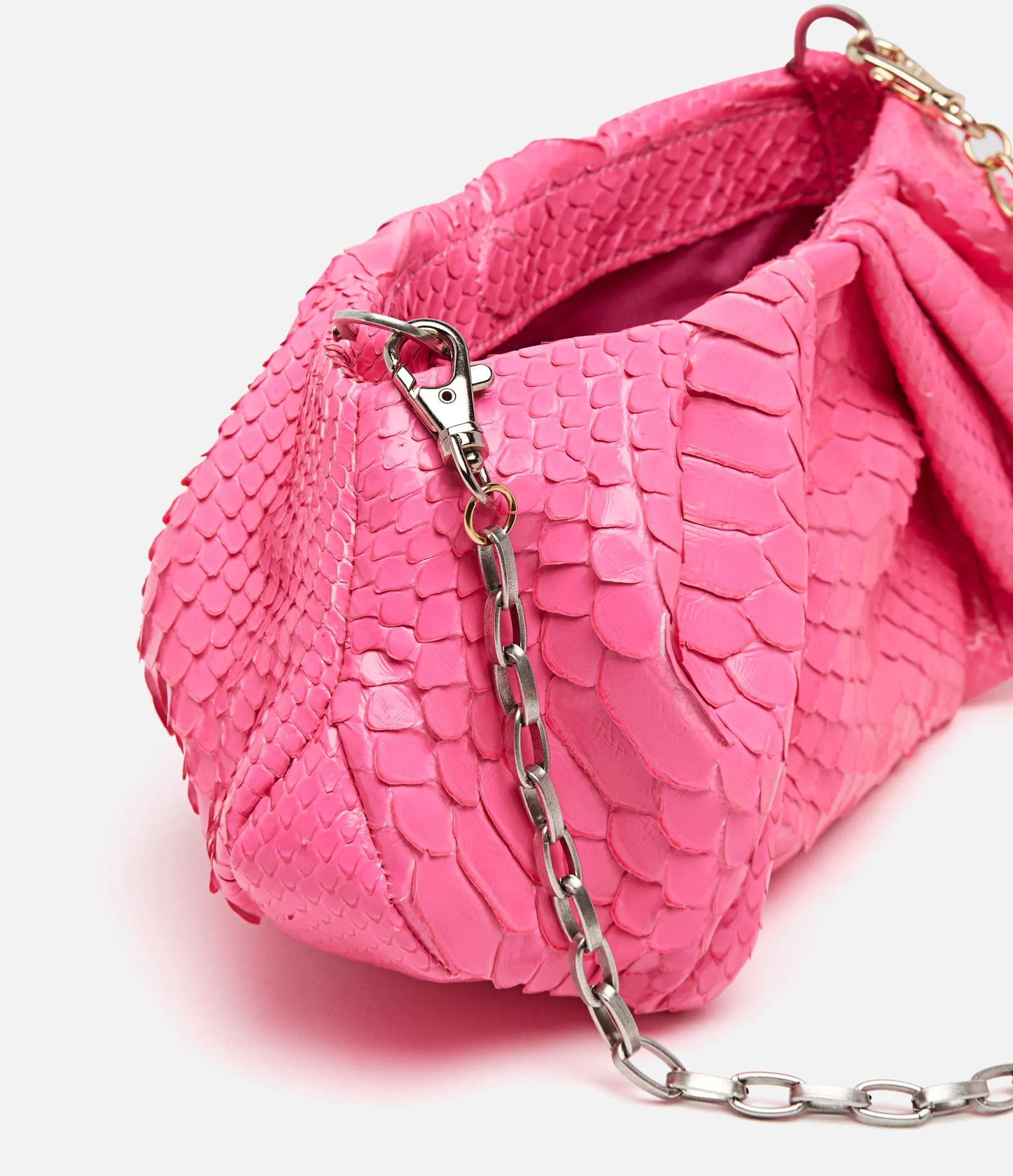 The Neon Python Croissant Bag