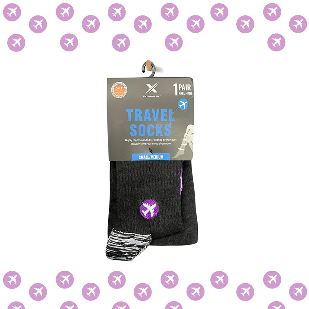 Travel Socks - Purple