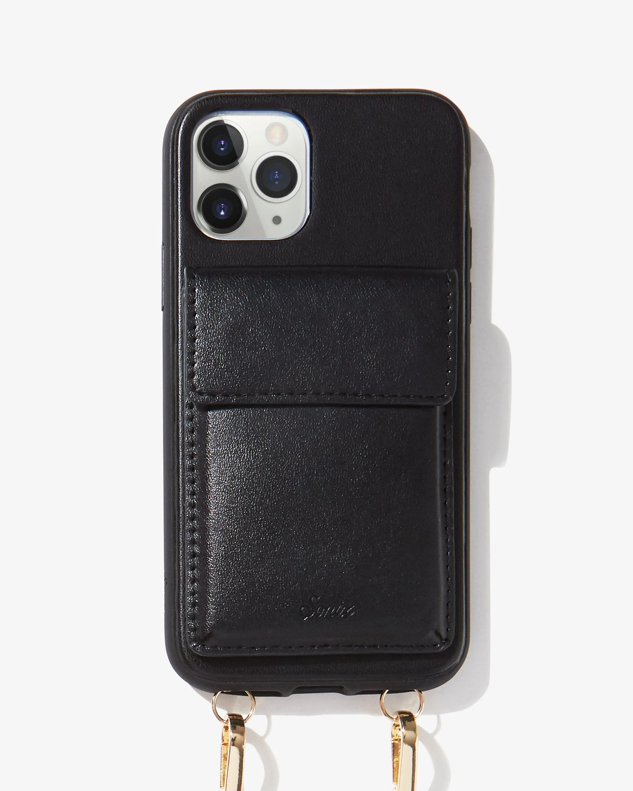 Tres Case Crossbody - Black, iPhone 11 Pro / XS / X